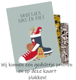 Sinterklaas Karte- Kuscheltiere < 15 Euro