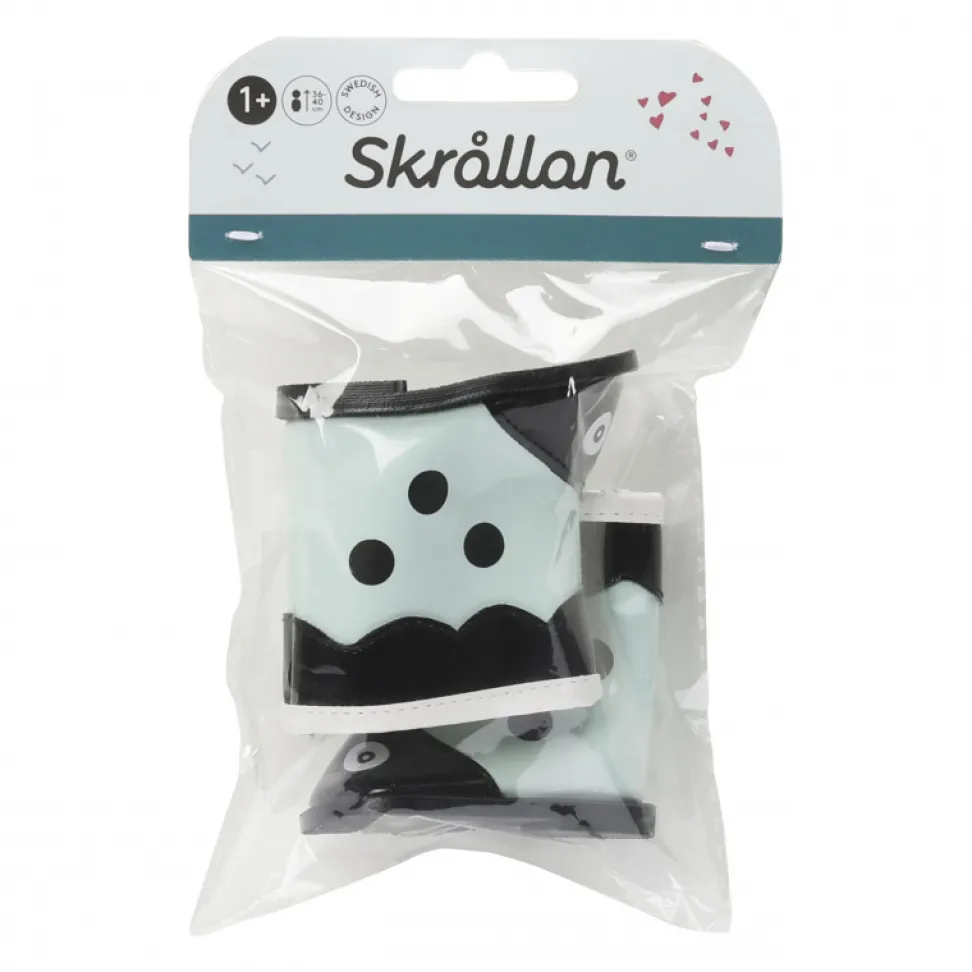Skrållan Regenstiefel für Puppen von 36 bis 40 cm- Puppenschuhe / Puppenstiefel / Hausschuhe / Sandalen|Miniland-puppen