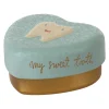 Maileg Zahndose Mintgrün mit Gold- Kuscheltiere < 15 Euro